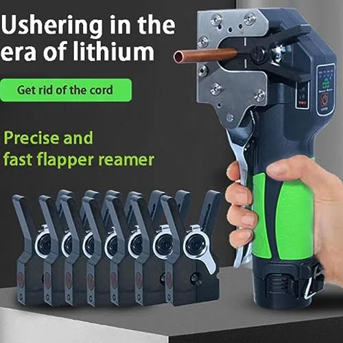 Kit de herramientas eléctricas inalámbricas con cortador de tuberías y desbarbador para fontanería y metalurgia