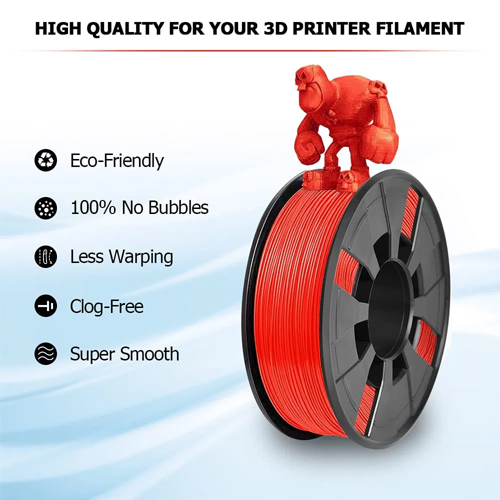 Paquete de 8 filamentos de impresora 3D, Dveda 1,75 mm PLA 3D filamento en total de 2 kg, precisión dimensional de 8 colores +/- 0,03 mm, ampliamente compatible para impresión 3D