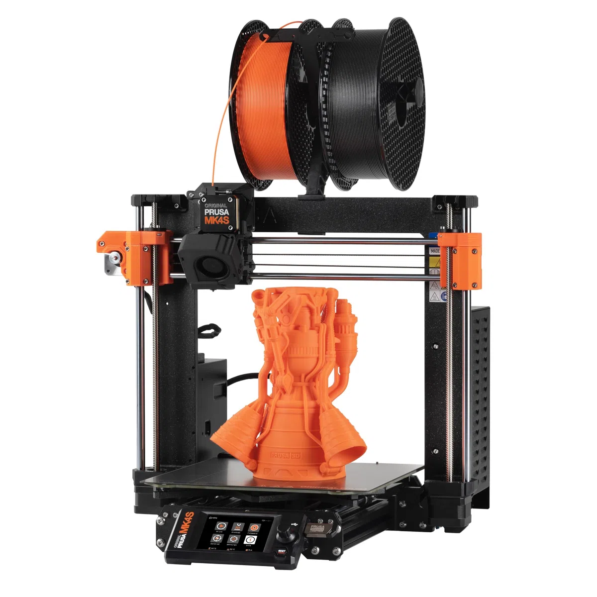 Kit de impresora 3D original Prusa MK4S, hojas de impresión extraíbles, kit DYI para impresora 3D para principiantes, divertido de montar, calibración automática, muestra de filamento incluida, tamaño