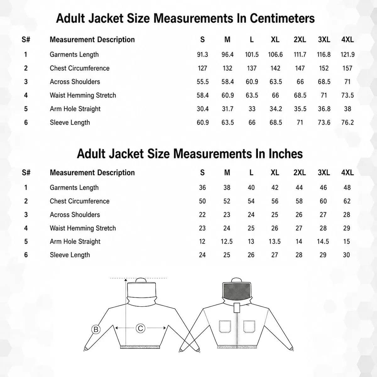Chaqueta de abeja de malla ventilada de 3 capas para hombres y mujeres con velos, chaqueta de apicultura a prueba de picaduras, con guantes de cuero y bolsa