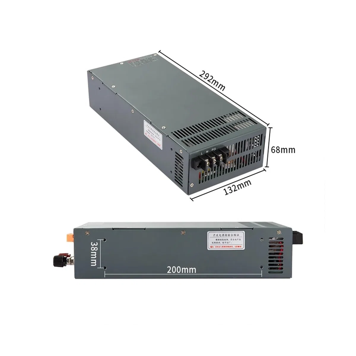 Fuente de alimentación conmutada Industrial de 1000 W, 1200 W, 1500 W y 2000 W, Ajustable a CC 12 V, 24 V, 36 V, 48 V, 55 V, 110 V, 220 V, 300 V y 350 V.(110V-01,100V_1500W)