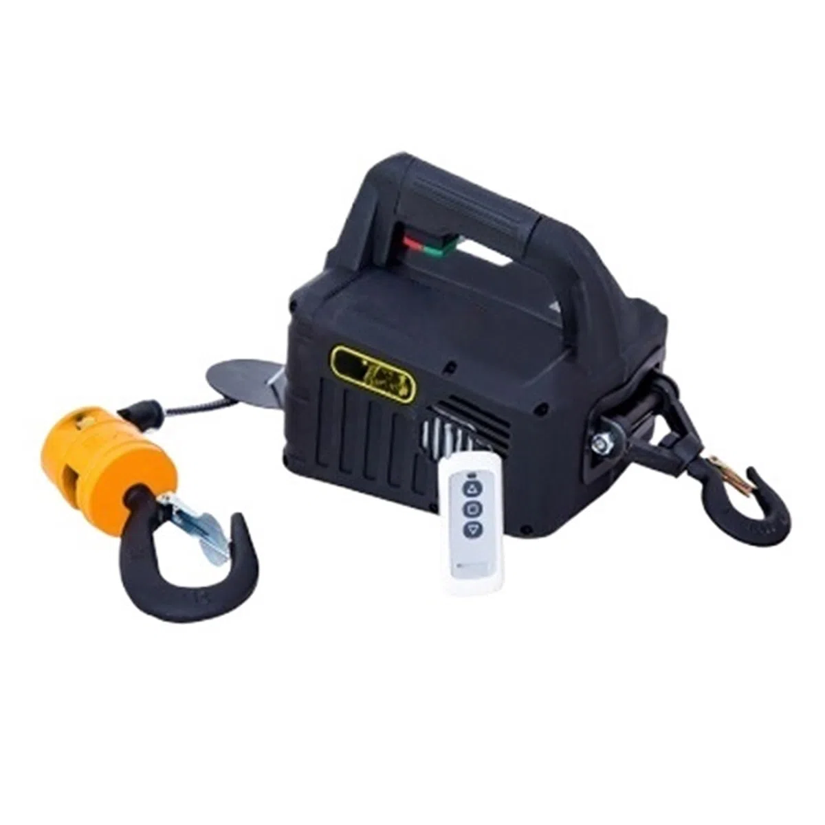 Montacargas eléctrico Grúa De Control Remoto 220v Y 500kg, Polipasto Eléctrico Cable, Carcasa Aluminio, Pequeña Para Interiores Polipasto Eléctrico de Cable(REMOTE CONTROL-300 KG 11.8M)