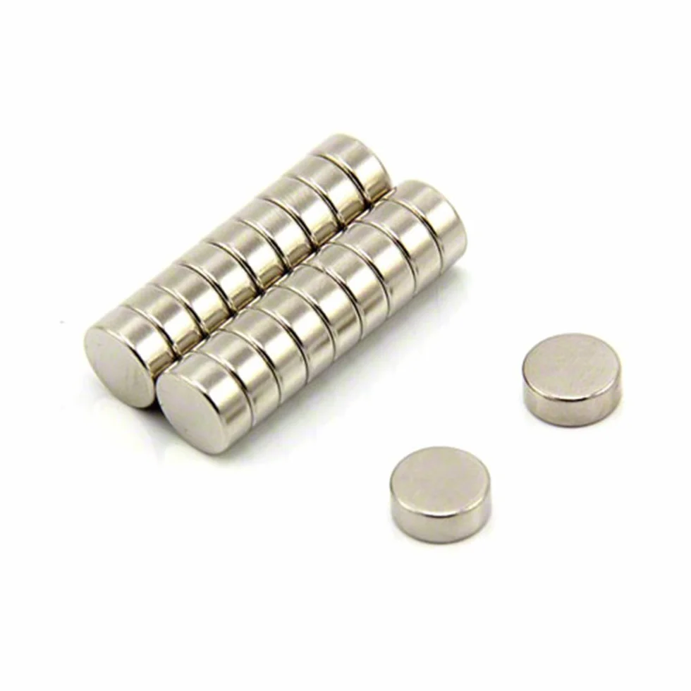 N42 Magnet de Neodimio Para Artes, Manualidades, Fabricación de Modelos, Bricolaje, Pasatiempos, Oficina Y Hogar - 10mm de Diámetro x 4mm de Espesor - 2.3kg - Paquete de 200