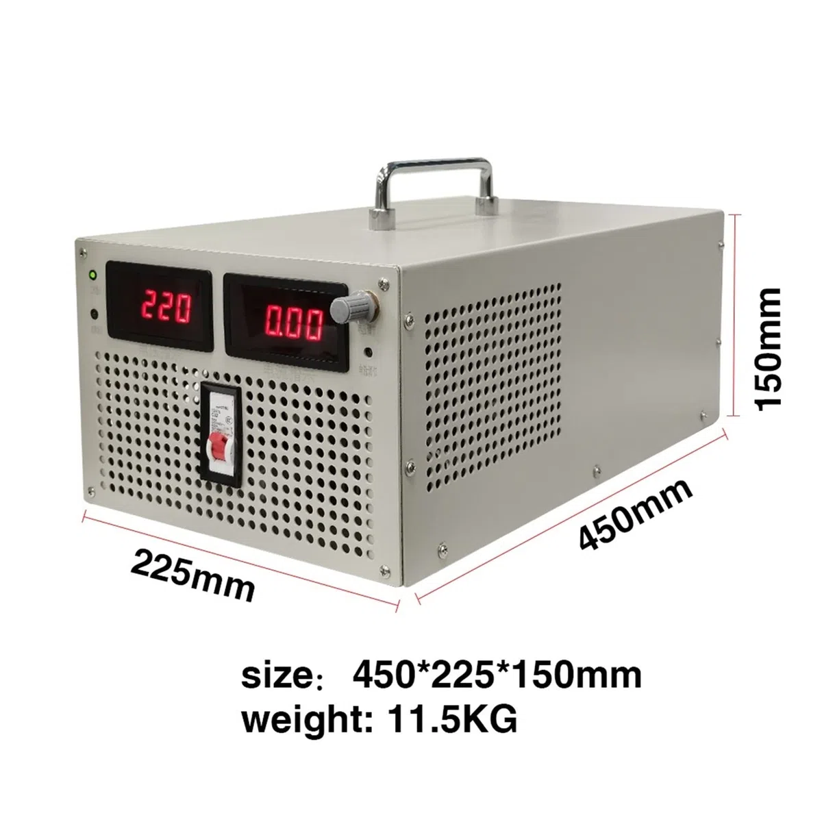 Fuente de alimentación CC variable, Entrada de la fuente de alimentación de conmutación de alta potencia de 4000W C.A. A DC LED Estabilizador de corriente de fuente de alimentación ajustable corriente