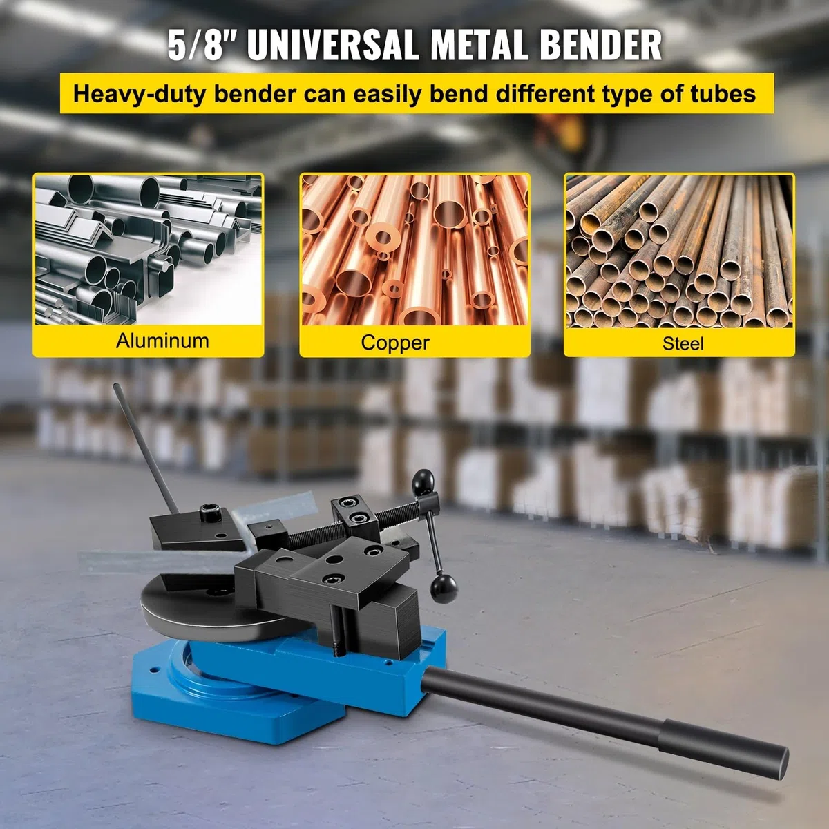 Dobladora de Metal Universal, Herramienta doblado Barras Planas cuadradas Redondas Placa Acero en Espiral multifunción SBG-40 for producción Construcción