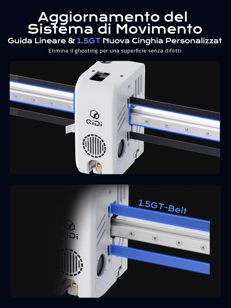 QIDI Plus5 Combo Impresora 3D Multicolor, Cámara de Calentamiento