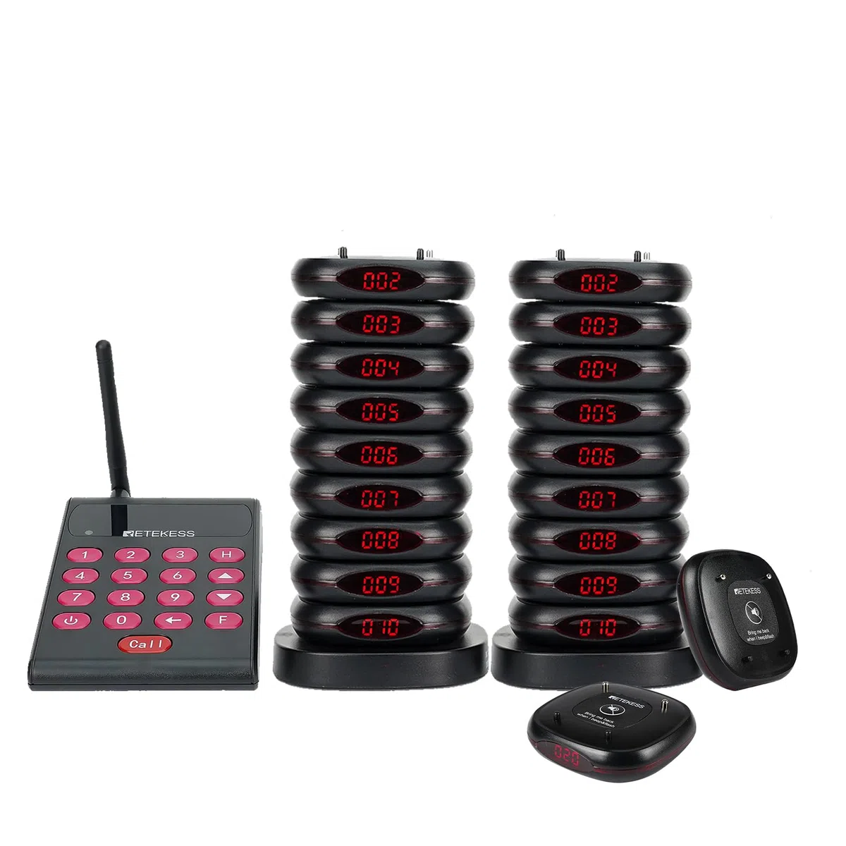 Retekess TD161 Buscapersonas Restaurante, Avisadores Hosteleria, 20 Pagers