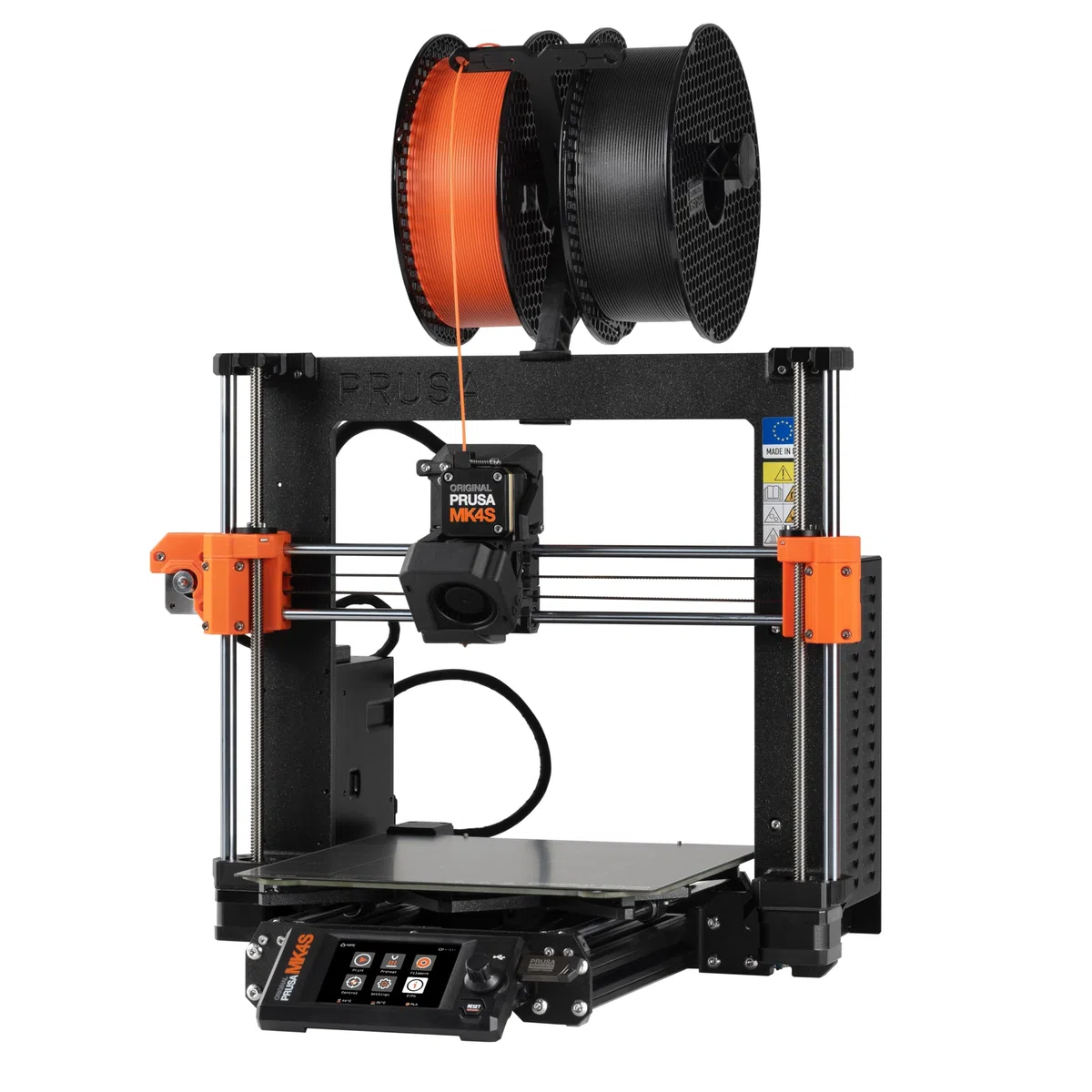 Kit de impresora 3D original Prusa MK4S, hojas de impresión extraíbles, kit DYI para impresora 3D para principiantes, divertido de montar, calibración automática, muestra de filamento incluida, tamaño