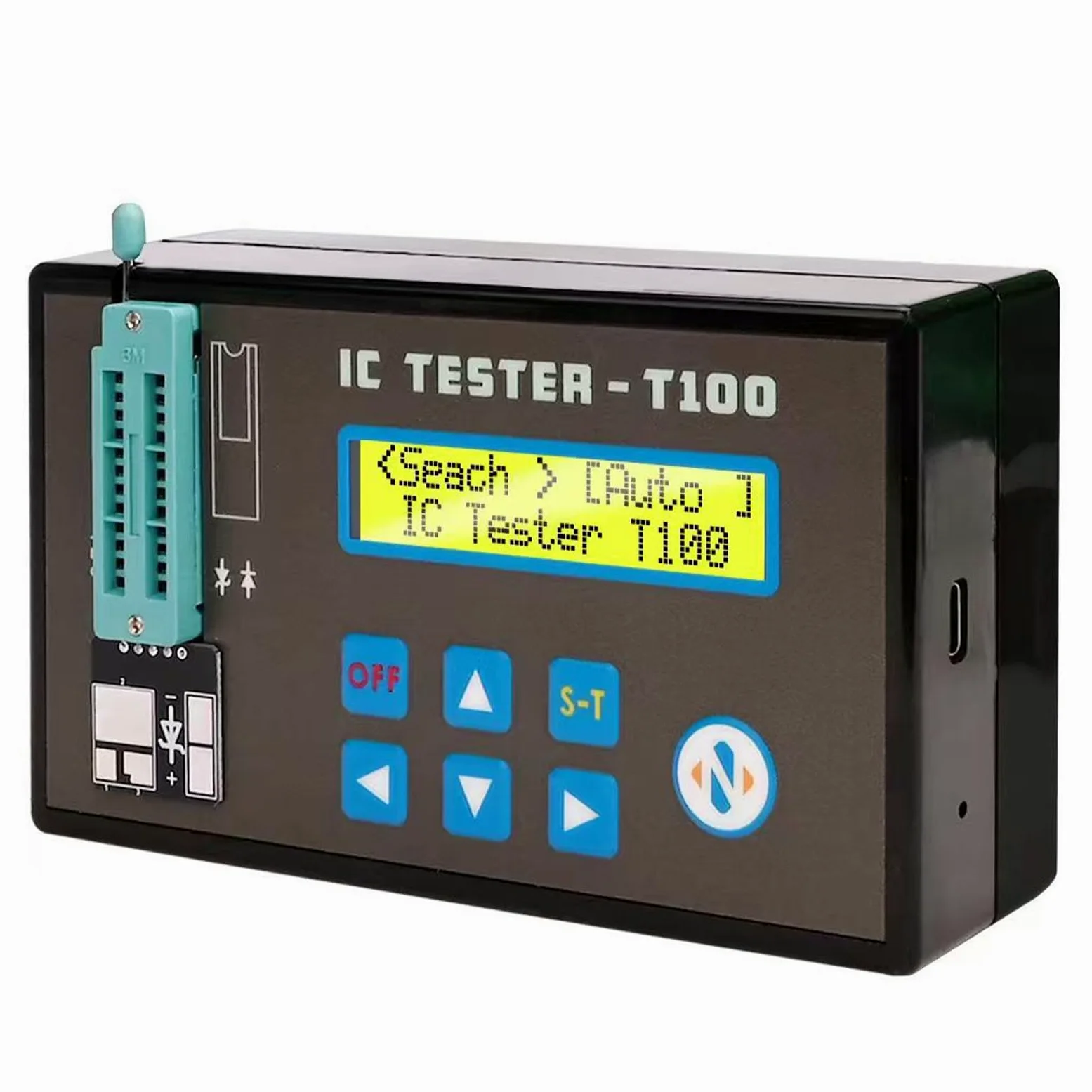 Tissting Probador De Circuitos Integrados Multifuncional Para 74hc 74ls Cd4000
